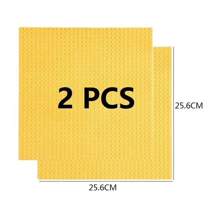 2Pcs Base Plate 32*32 32*16 Studs Classic Figures Building Blocks Plates Bricks Baseplate Blocks Children Toys For Kid Gifts