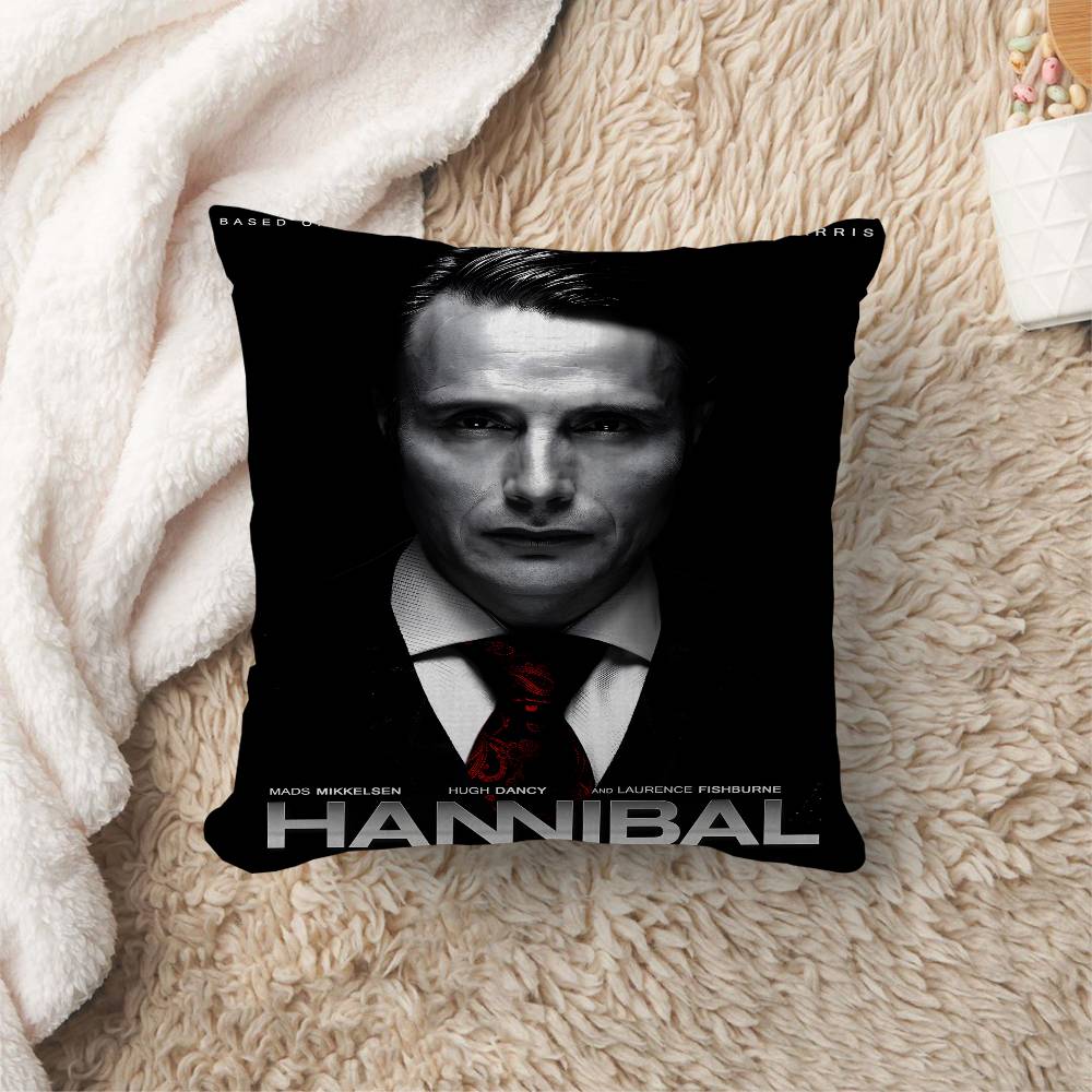 HHannibal Classic Vintage Lucky Dragon Pillow Cover Sofa Cushion Cover Home Room Decoration Children Gift