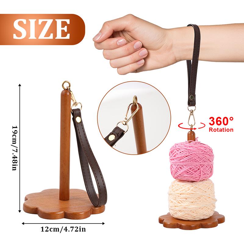 

Portable Wrist-Mounted Yarn Holder For Knitting & Crocheting - Compact & Convenient Yarn Dispenser For Craft Enthusiasts
