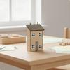 Houten Huis Ornament Creatieve DIY Kleine Decoratie Handgemaakt voor Kinderen, Knutselaars, Bureau,