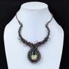 Australian Chrome Chalcedony Necklace Copper Wire Wrapped Necklace Adjustable Gemstone Necklace Copper Jewelry Bridal Gift Handmade Necklace