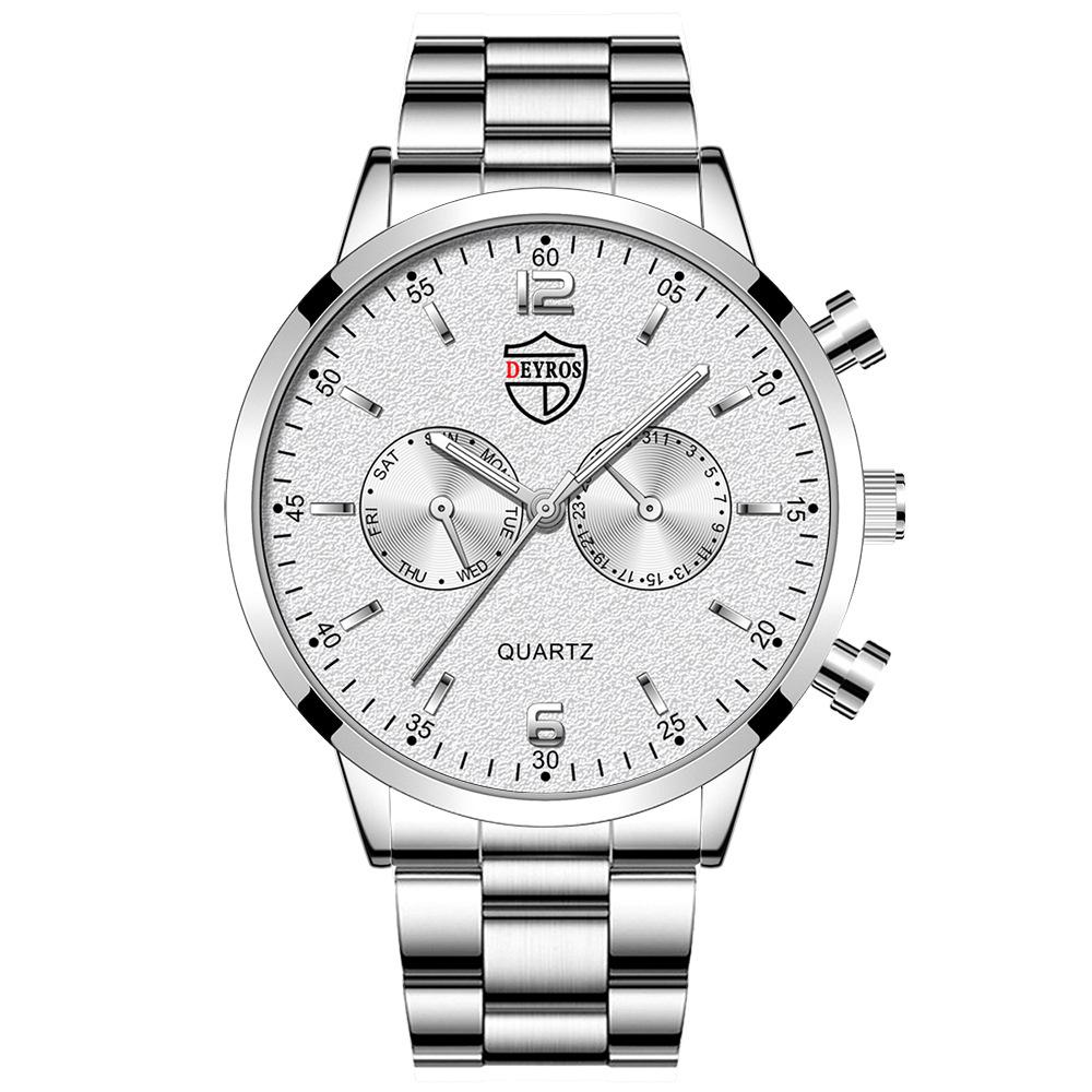 Fashion Watch Men'S Stainless Steel With Quartz Automatic Movement Watch
