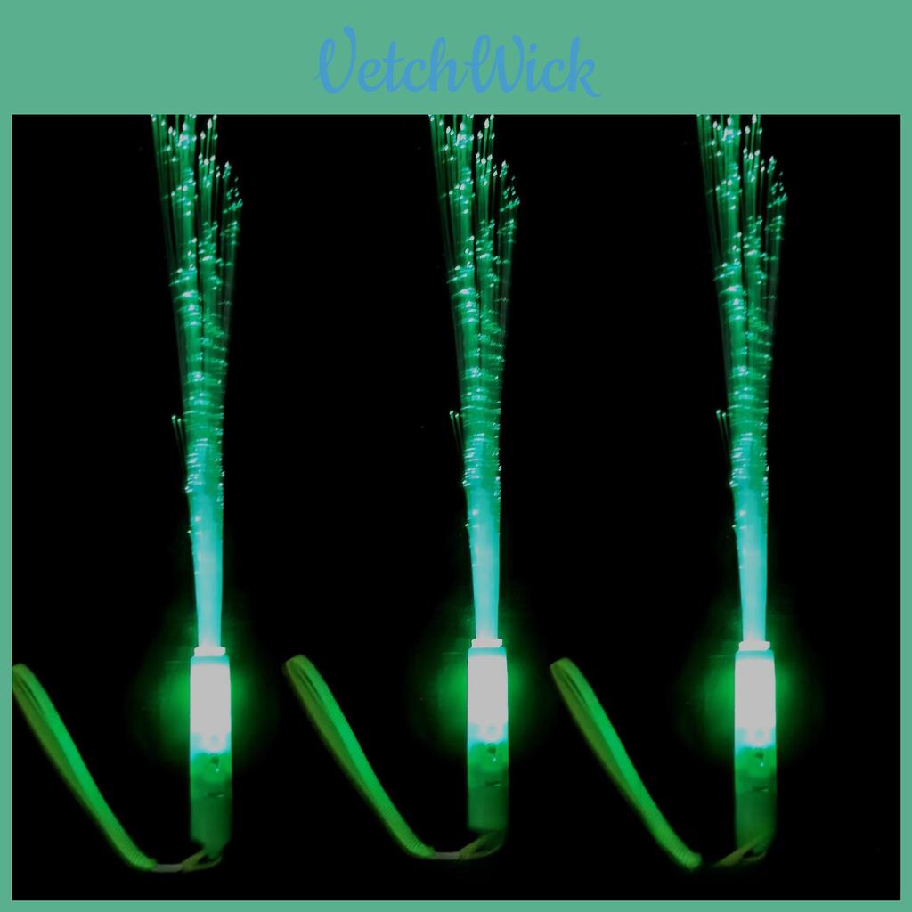 Led Fiber Optic Toy Light Stick With Light Effects For Kids And Parties