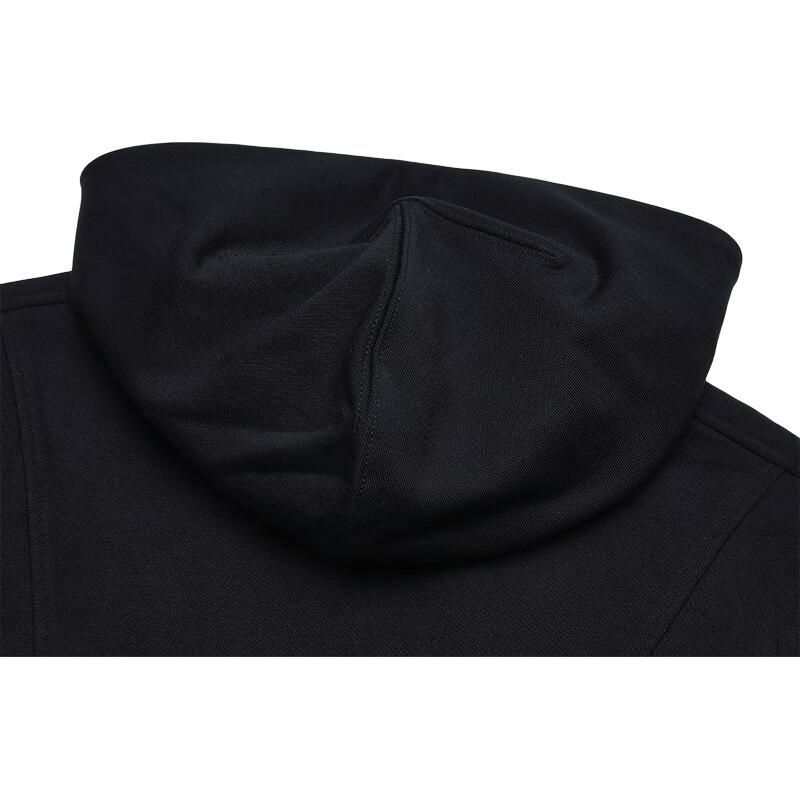 Fila Logo Embroidered Zipper Hooded Jacket Women Jackets Black F11W439505FBK