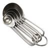 5 Pcs Kitchen Metal Measuring Spoon Cup Tea Coffee Sugar Cooking Baking Scoop Set