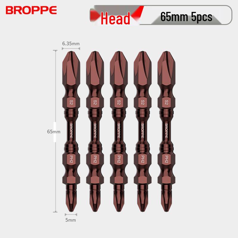 Double-Ended Strong Magnetic Screwdriver Bit Set with Phillips & Flathead Tips