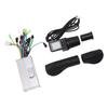 36V 48V 500W 28A Sine Wave 3 Mode Brushless Controller 128DX Half Twist Throttle Grip with Panel