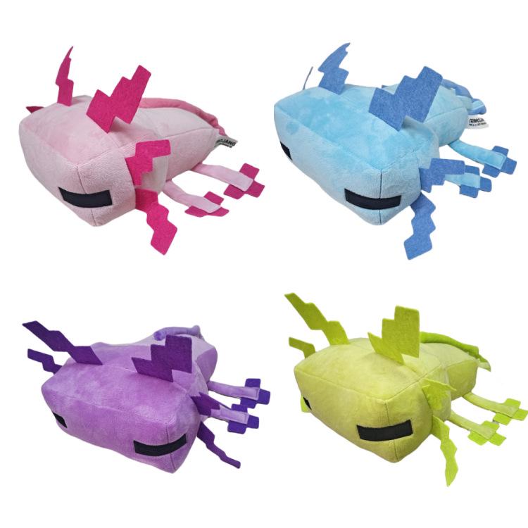 Minecraft Plush Toy Set: Iron Golem, Creeper, Zombie, Fox, Panda