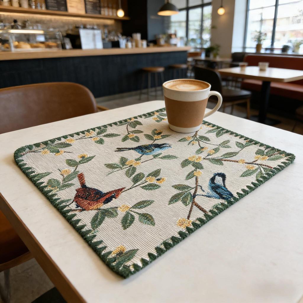 Washable 12 X 18 Inch Cotton Linen Non-Fading Home Kitchen Restaurant Wedding Decor Placemats