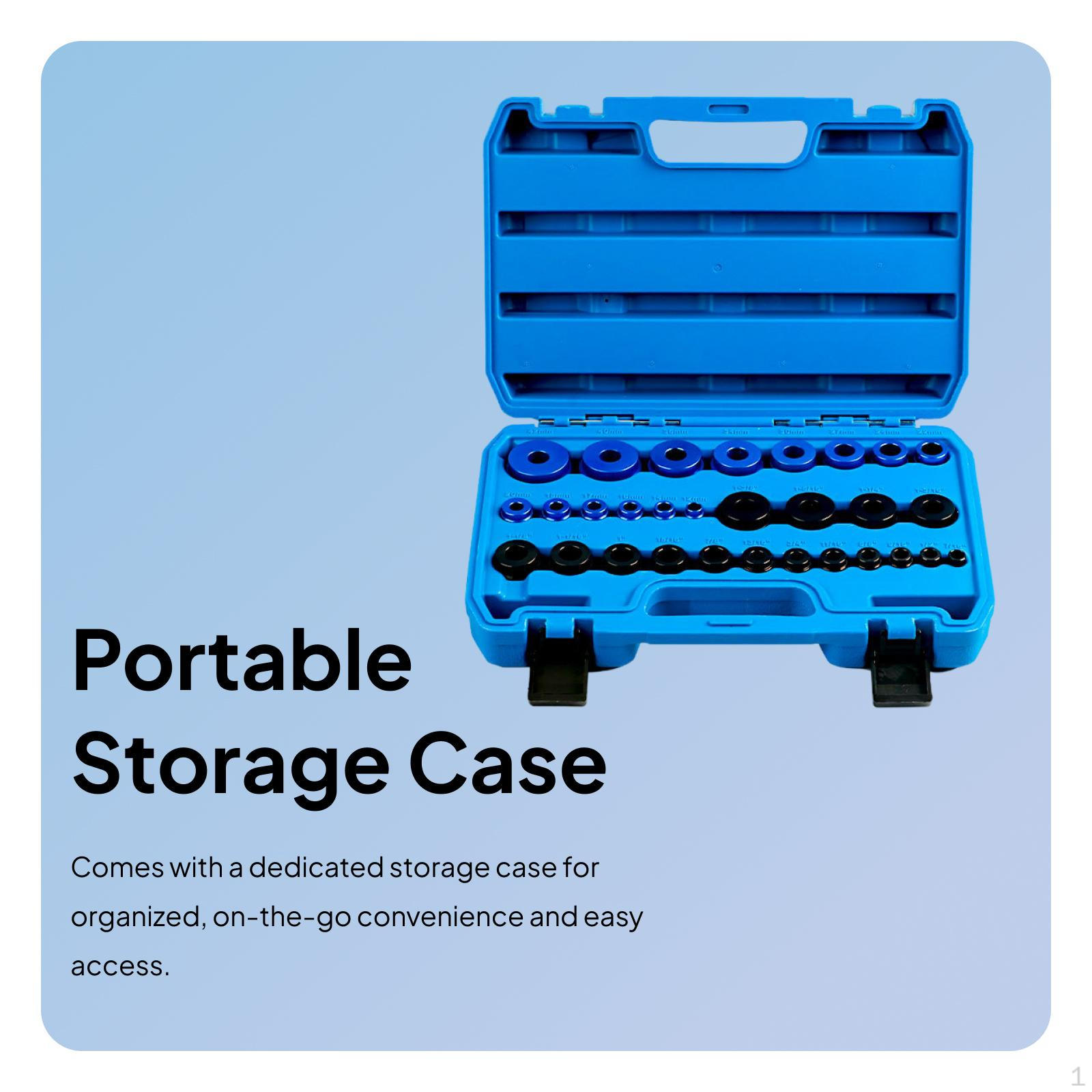 

30x Bearing Race and Seal Install Driver Set Wheel Bushing Installation Wear Resistant Accessory