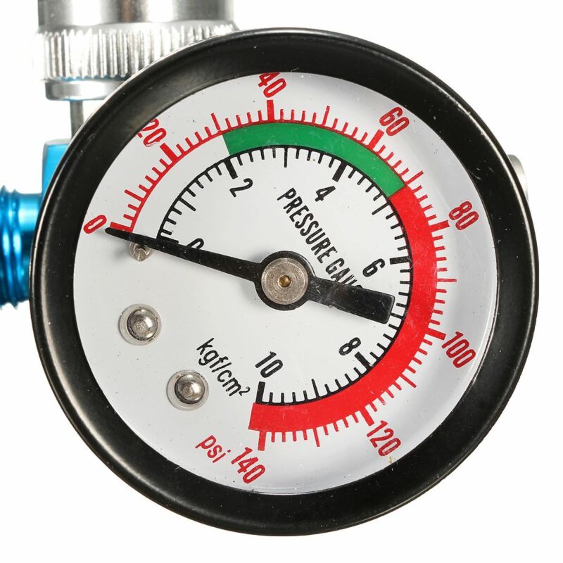 Car Digital Spray Paint Gun Regulator Air Pressure Gauge 1/4inch HVLP Compressor