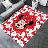 Office Rug Minnie Mouse, Bow theme 3D Printed Anti-Slip Rug-Machine Washable for Living Room