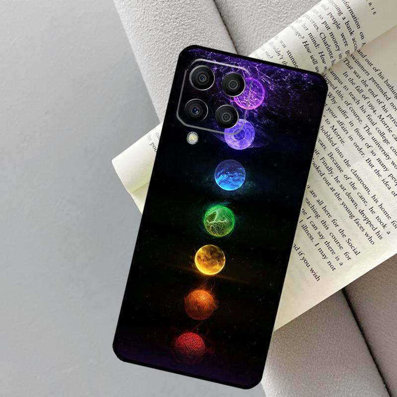 The Mandala Chakra Insist Yoga For Samsung Galaxy M13 M33 M14 M12 M32 M52 M31 M55 M15 M11 M21 M35 M53 M34 M54 M06 M16 Case