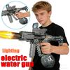 Long Range Shooting Electric Water Gun Toys Children Automatic Sensor Muzzle Flame Squirt Gun Kids Summer Beach Pool Party Toy