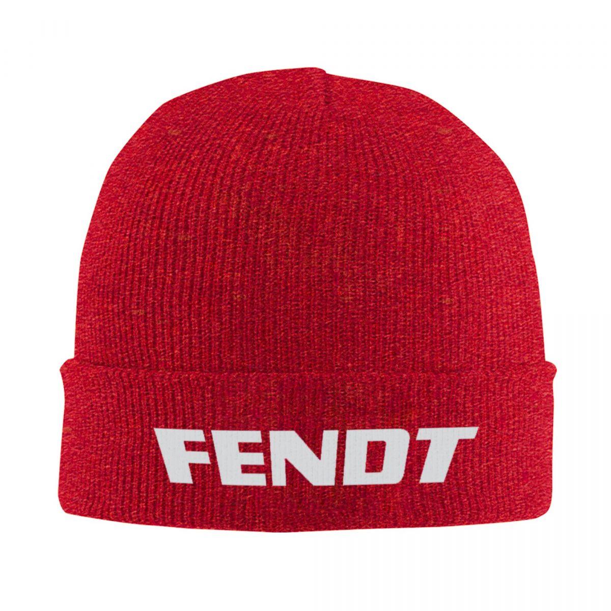 Fendt Tractor Warm Knitted Cap Winter Knit Bonnet Hat Skullies Beanies Hip Hop Caps for Unisex One Size