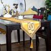 New Chinese-style Tablecloth Vintage Table Runner Tassel Decoration Luxury Home Table Cloth TV Cabinet Doilies Table Decoration