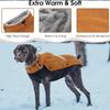 Waterproof Warm Dog Jacket Winter Coat With Reflective Stripes Lightweight Luxury Pet Outerwear Small To Large Breeds