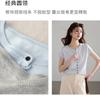 Clear and Dust-free Series Shoulder Small Cardigan Single-breasted Knitted Shirt