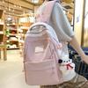 School Bag Fashion Female College Student Middle School Student High Quality Fashion Junior High School Student Letter Elementary School Student