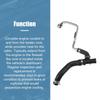 X AUTOHAUX Compatible with Mini Cooper Coolant outlet hose and coolant return Replacement for OEM part number 2009-2015 engines. pipe.