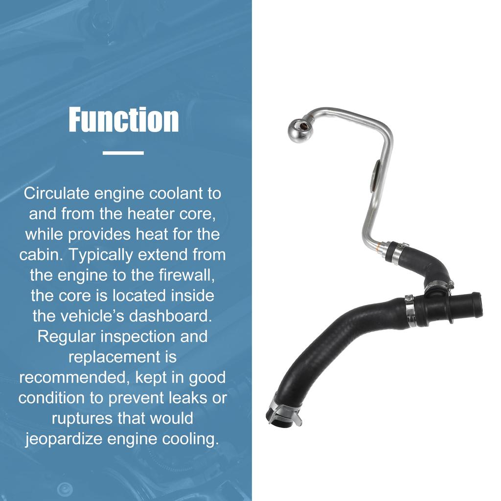 X AUTOHAUX Compatible with Mini Cooper Coolant outlet hose and coolant return Replacement for OEM part number 2009-2015 engines. pipe.