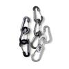 Trendy Spring Gourd-Shaped Keychain Carabiner with Stainless Steel Hook