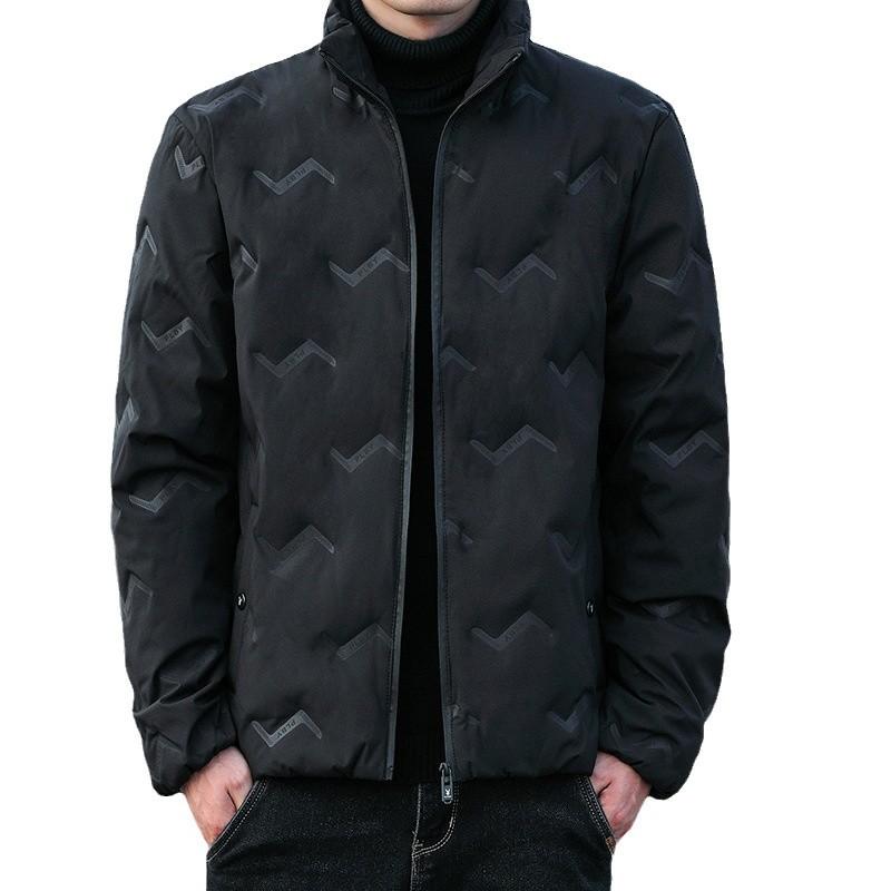 Zimowa Nowa Kurtka Z Kapturem Wersja Koreańska Casual Wszechstronna Moda Męska Młodzieżowa Biała Kaczka Puchowa Odzież Męska