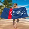 France Soccer Club Emblem  Printed Microfiber Beach Towel, Soft And Absorbent, Quick-Dry, Ideal for Summer Travel, Beach Essential, Swimming Pool