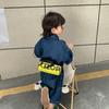 Trendy Kids Pillow Bag For Summer Stylish Canvas Crossbody With Breathable Design
