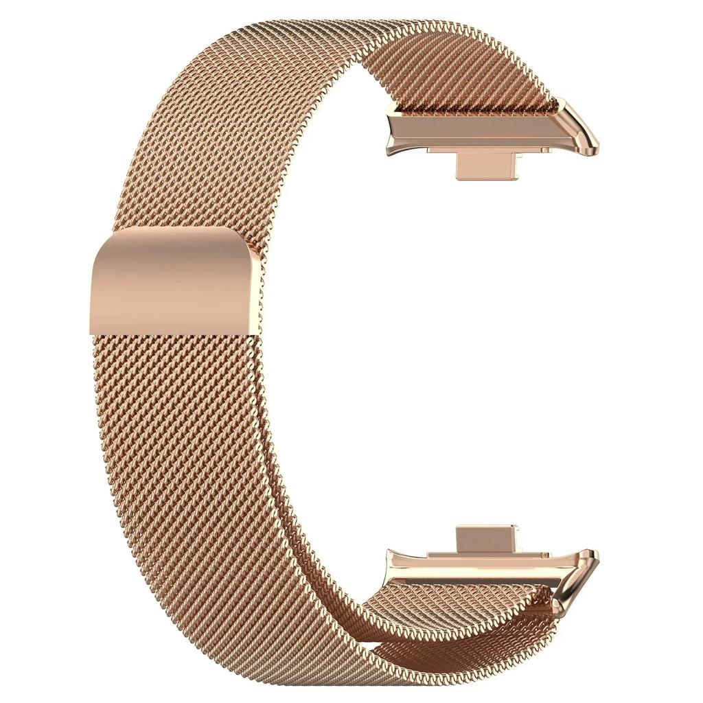 Cinturino Metallico per Xiaomi Mi Band 8/9 Pro Braccialetto Smart Magnetico Braccialetto di Ricambio in Acciaio Inossidabile per Redmin Watch 4/5 band
