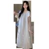 Elegant Korean-Style Maternity Dress 2026: Fresh, Loose, and Lightweight Over-the-Knee Summer Dress