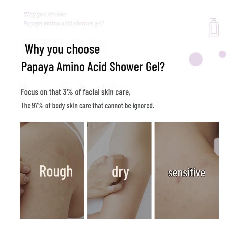 ASAKA Papaya Amino Acid Shower Gel