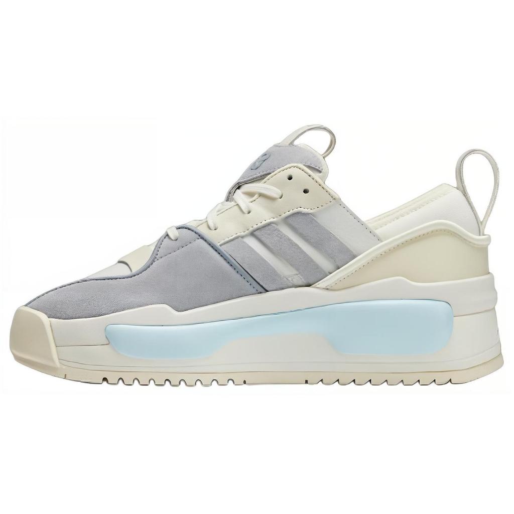 Y-3 Rivalry Leather Fashion Comfortable Low-Top Sneakers Unisex Sneakers Gray White IG4092