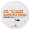 Yamatoyo Tegus Nylon Line Fighter Flash Flash Orange Orange, 100m, No. 2,