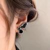 Sweet and Cool Spice Girl Style Asymmetrical Butterfly Earrings Niche Design Temperament Earrings Light Luxury Trend Versatile Earrings