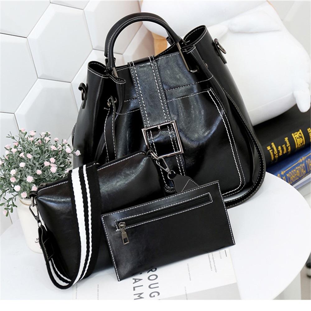 Fashionable Three-piece Mother-in-law Bag Single Shoulder Crossbody Handbag