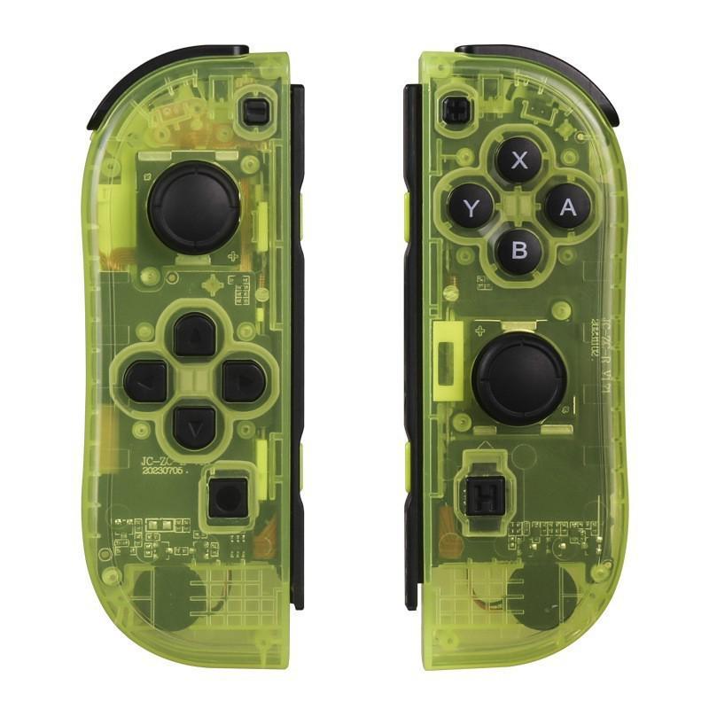 Controller Bluetooth JoyCon per NS Switch con impugnature sinistra/destra, funzione di attivazione remota e cinturino da polso