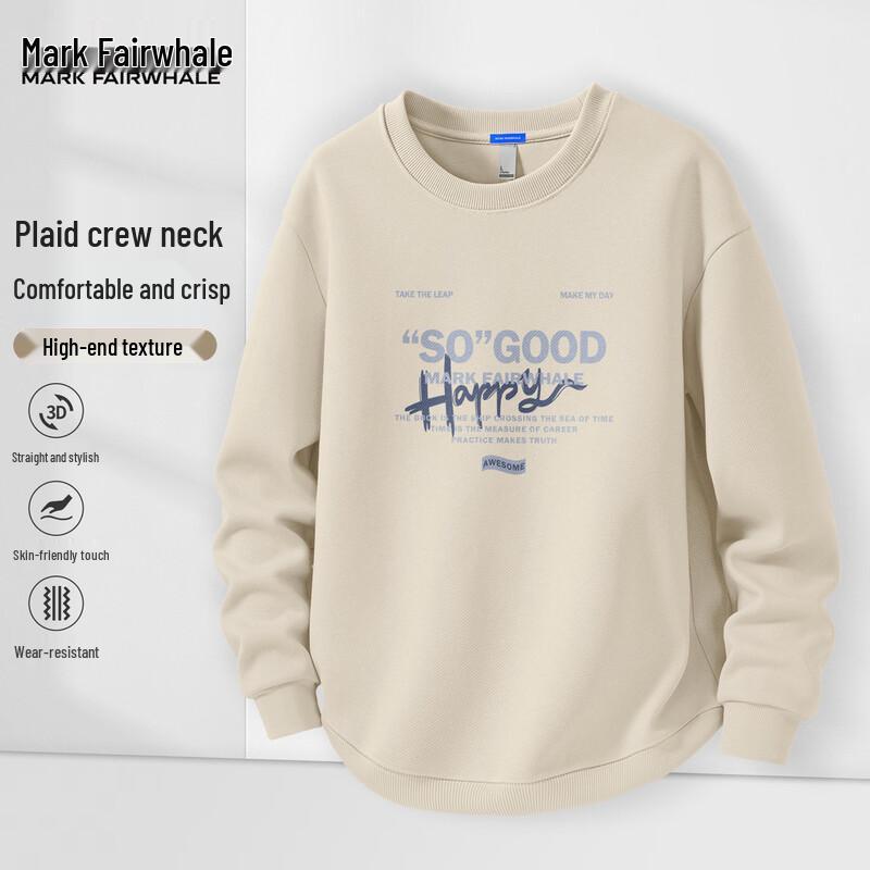 

Mark Fairwhale Men s American Casual Crewneck Sweatshirt XL (180cm)