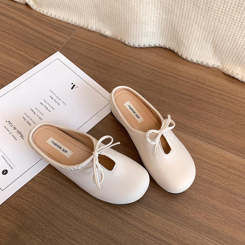 Popular silver French bag head inner height-increasing slippers women's summer outer wear 2025 new models with skirts versatile cool slippers