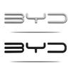 1 ks 3D kovové logo odznak s písmeny pro auto BYD Dekorace zadního kufru Nálepka Stylingové Auto Doplňky