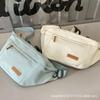 Simple Niche Crossbody Bag Couple Sports Large-capacity Chest Bag 2025 New Fashion Casual Japanese Shoulder Bag
