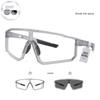 G.Mack Cycling Glasses, Color-Changing Day and Night Sunglasses for Women and Men, Windproof and Sun Protection Sunglasses, Running Goggles