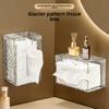 Face Towel Storage Box, Wall-mounted Tissue Box, Household Bathroom and Kitchen Upside-down Tissue Box
