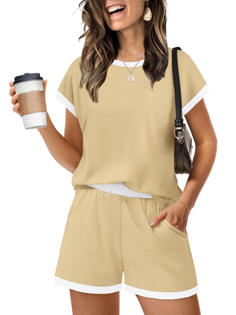 2026 Summer Women's European & American Casual Loose Pajama Set