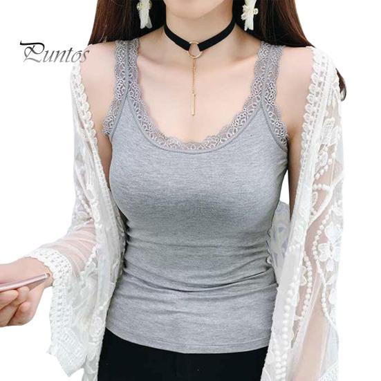 

Женский летний тонкий жилет с v-образным вырезом без рукавов, облегающие топы на бретелях, сплошной цвет, камзол с кружевной отделкой, уличная одежда XL серый