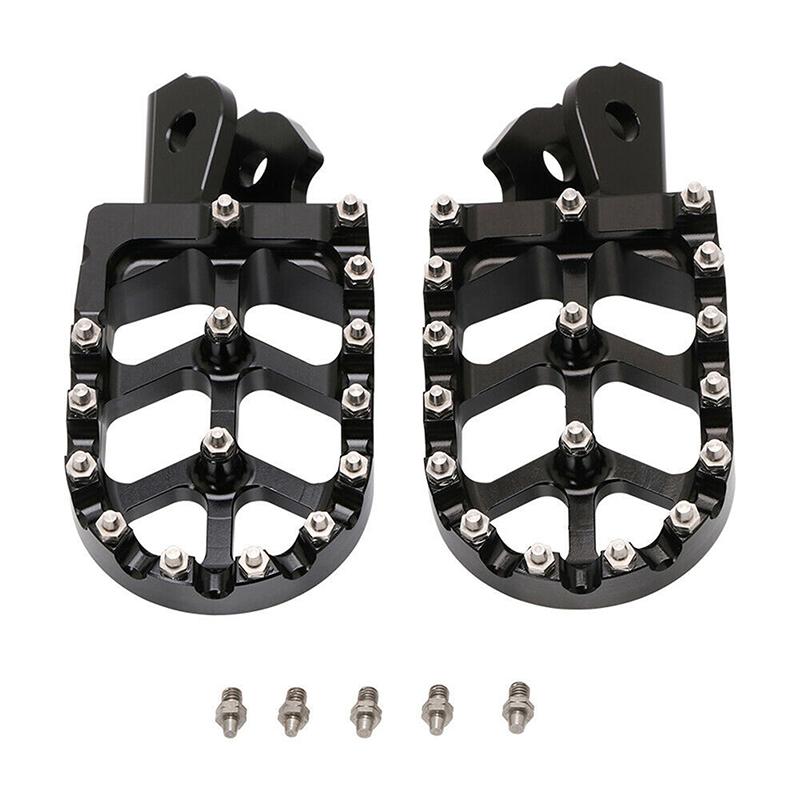 CNC Motorcycle Foot Pegs Non-Slip Footrests Pedals for Segway Surron Talaria Dirt Pit Bike Off-Road Motocross Riding Accessories