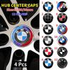 XUREI1 4PCS 56MM 60MM 65MM Car Wheel Hub Center Caps Sticker Rim Cover Badge Emblem for E39 E87 E60 E46 E53 E90 F10 F20 F25 F30 X5