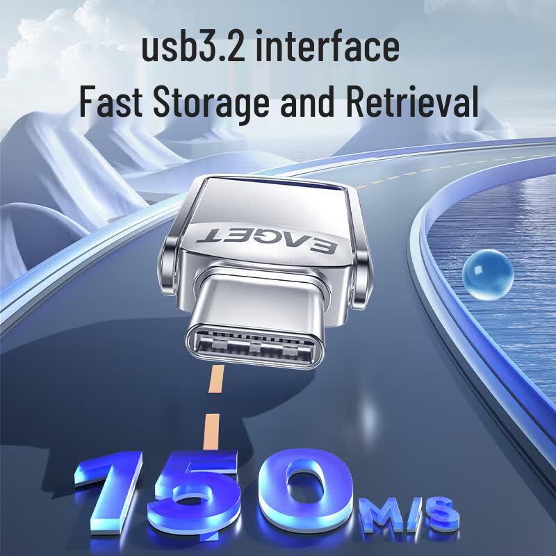 EAGET Dual Interface USB-C & USB3.2 Flash Drive Series