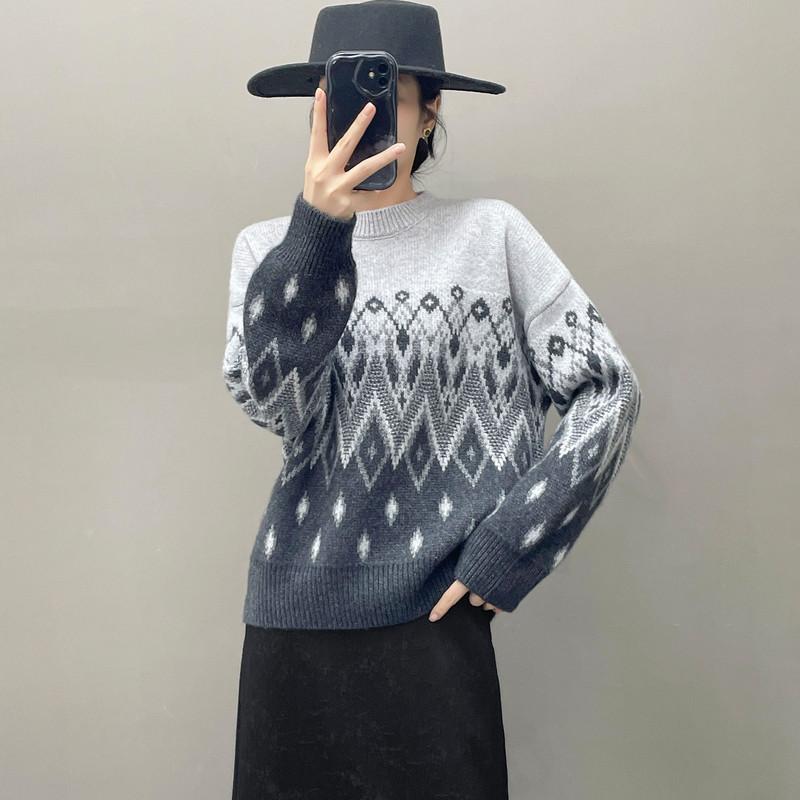 Qinghe 100% Pure Cashmere Women's Sweater - Ultra Soft Luxury Winter Pullover