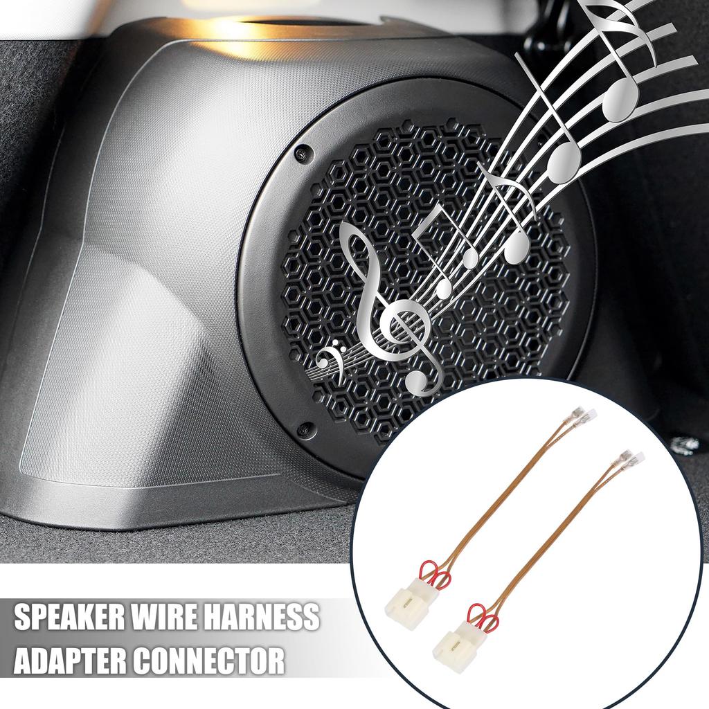 X AUTOHAUX Car Speaker Connector Wire Bundle Adapter Compatible with Mazda and 2pcs Connector, Ford,